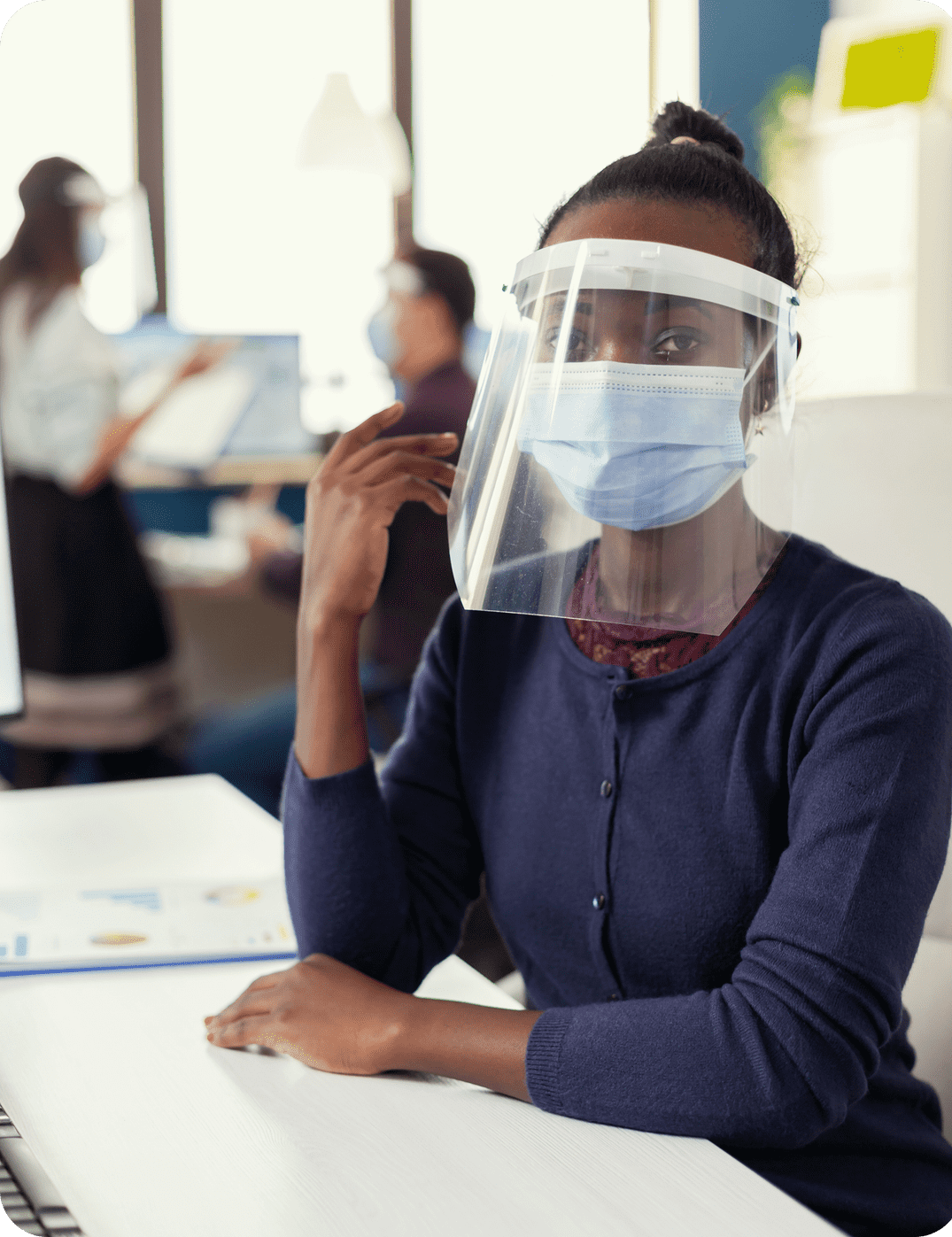 woman in a laboratory